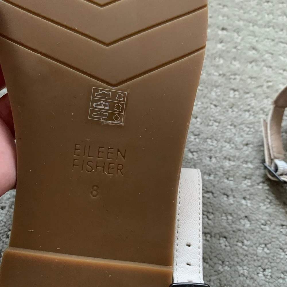 NWOT Eileen Fisher off white espadrilles size 8 - Picture 7 of 7